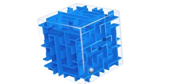 jogos educativos para crianças de 6-7 anos: Labirinto-cubo