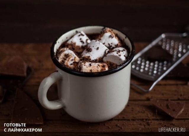Receita: Perfeito Hot Chocolate - add marshmallow