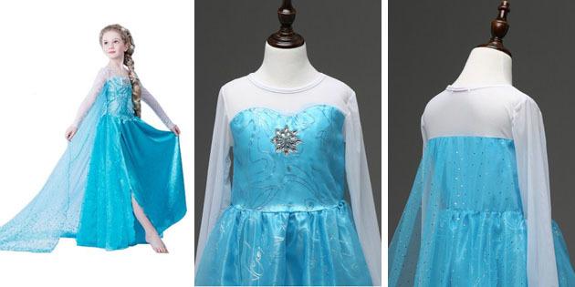 Vestidos para crianças para o baile: Vestido como Elsa