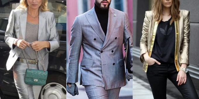 jaquetas de moda 2018-2019: Metálico