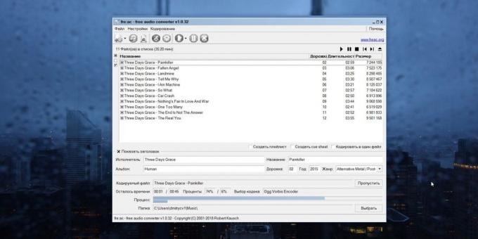 Audio Converter para Windows, MacOS e Linux: fre: ac