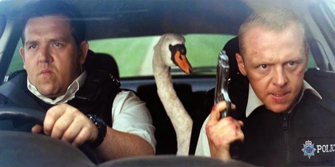Edgar Wright e seus filmes: o enredo com a busca de um cisne escapou é baseado nas histórias de policiais reais