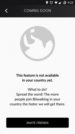 Bitwalking: Transação