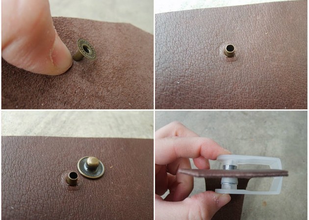 como fazer uma pulseira de couro