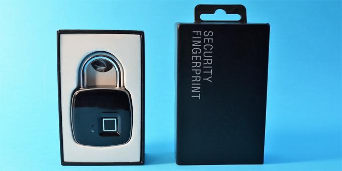 Smart Lock USB recarregável inteligente Keyless Fingerprint bloqueio