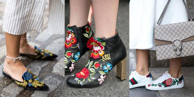 Calçados Femininos: Sapatos com bordados
