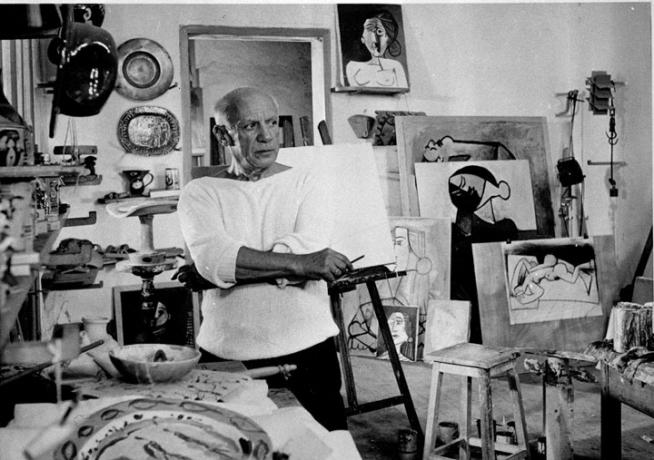 Pablo Picasso, pintor e escultor espanhol
