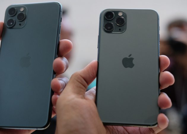 painel traseiro mate verde do iPhone Pro 11 e Pro 11 Max