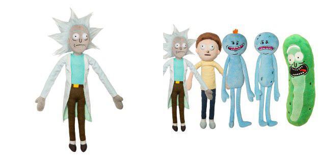 Brinquedos do "Rick e Morty"