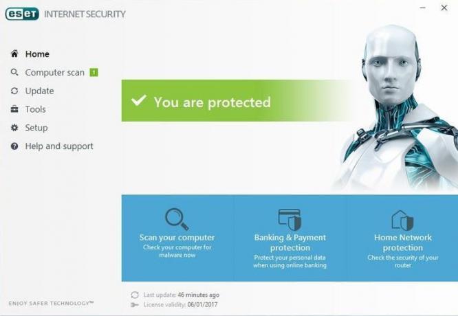 Anti-Virus para Windows 10: ESET Internet Security 10