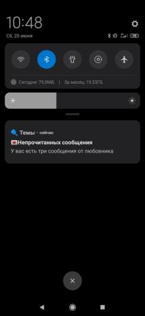 Xiaomi Mi 10 notificações