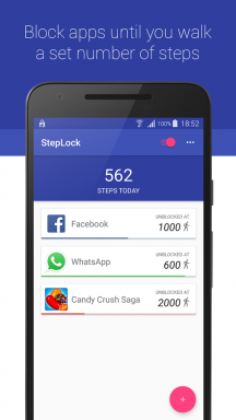 StepLock - pedômetro estrita para Android