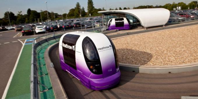Smart City: reboques Heathrow Pods