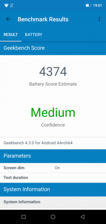 Ulefone Armadura 5: GeekBench Bateria