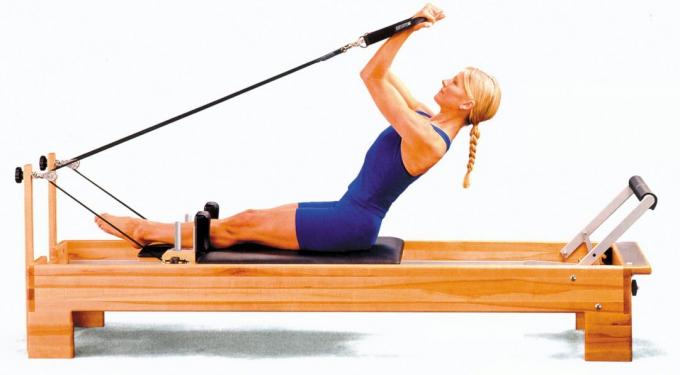 O simulador de Pilates Reformer