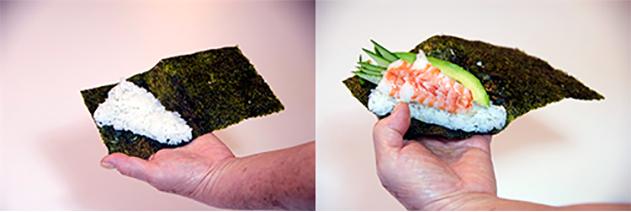 Como cozinhar Temaki Sushi