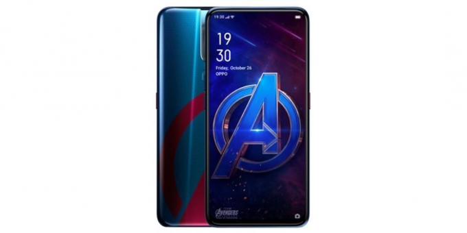 Smartphones OPPO: dedicado à estréia do mais recente "Avengers» OPPO F11 Pro não é apenas um projeto painel traseiro temática, mas também para cobrir o escudo do Capitão América no kit