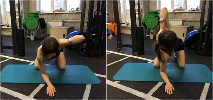 a flexibilidade do tórax: rolando no chão