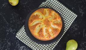 Torta de pêra e mascarpone