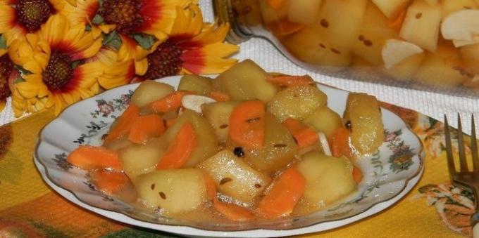 Squash para o inverno: Salada de abobrinha e cenoura e molho de soja