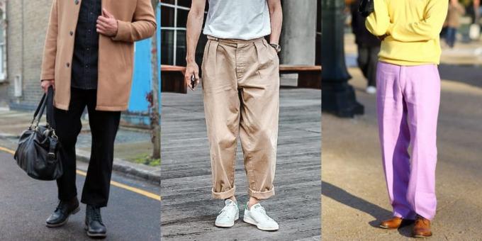 calças Maioria dos homens da moda: Slacks