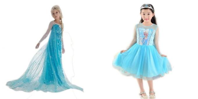 costumes de Ano Novo para as crianças: a princesa Elsa