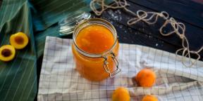 Geléia de damasco e laranja com açúcar