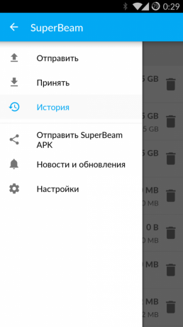 Como transferir arquivos grandes com Superbeam para Android