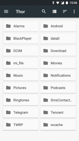 Nougat Android: Built-in gerenciador de arquivos