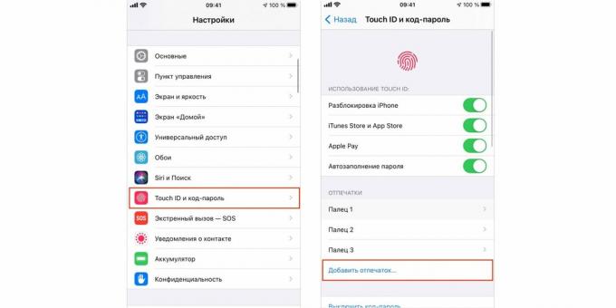 Tela de bloqueio do iPhone: Atualizar Touch ID