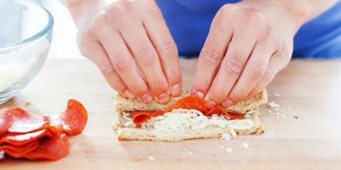 lanches simples: Mini Pizza