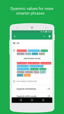 TEXPAND - um utilitário útil para rapidamente digitando em Android