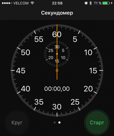 oportunidades iOS 10: Cronômetro