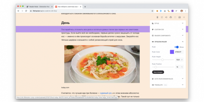 expansão Readermode acrescenta um modo de leitura integral no Chrome 