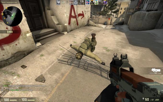 Captura de tela do jogo Counter-Strike: Global Offensive