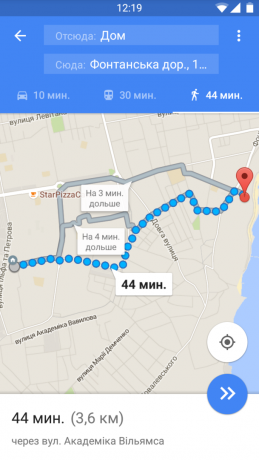 etapa Google Maps Navegar
