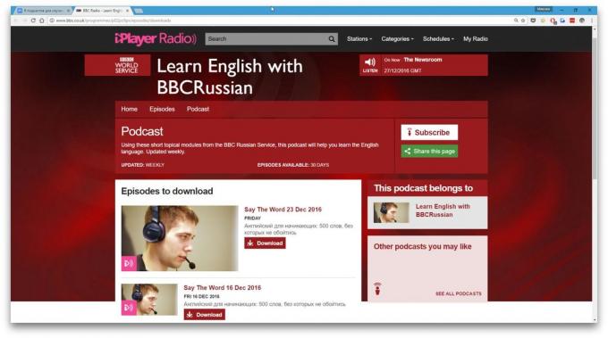 Podcasts para aprender Inglês: Aprenda Inglês com BBCRussian