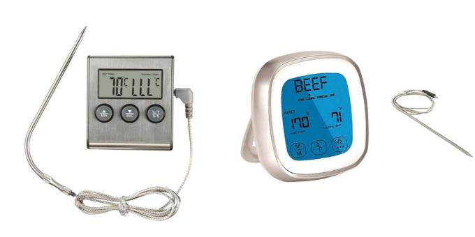 O que dar mãe um aniversário: um termômetro digital para a cozinha