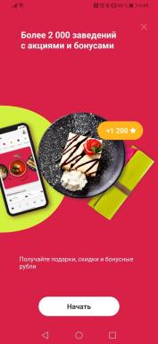 Sberbank lançou SberFood - uma aplicação móvel para uma caminhada em cafés e restaurantes