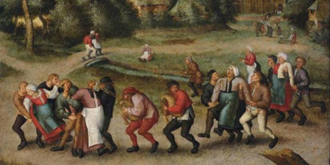 Fatos históricos malucos: no século 16 em Estrasburgo, 400 pessoas dançaram repentinamente e algumas dançaram até a morte
