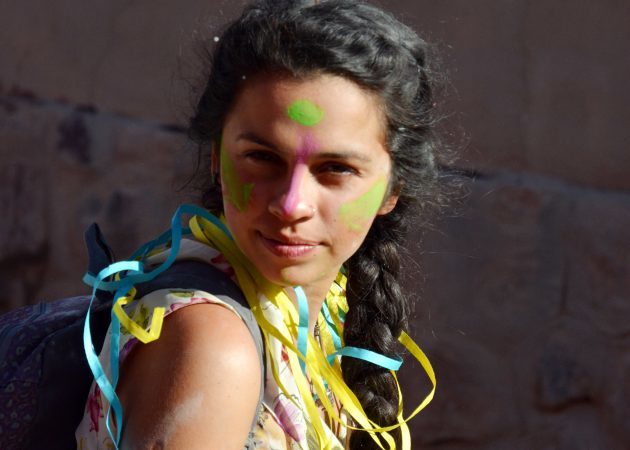 visita Argentina: Mulher no carnaval