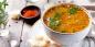 Sopa de lentilha com pimentão e especiarias