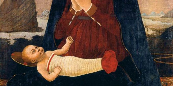 Crianças da Idade Média: "Madonna e o Menino", Alesso Baldovinetti