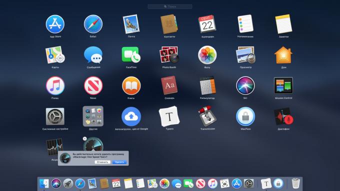 Remoção de aplicativos no Mac