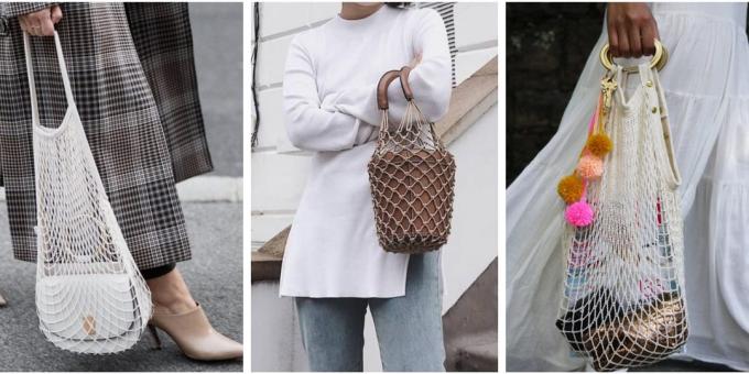 Moda Bolsas de 2018: Saco de vime