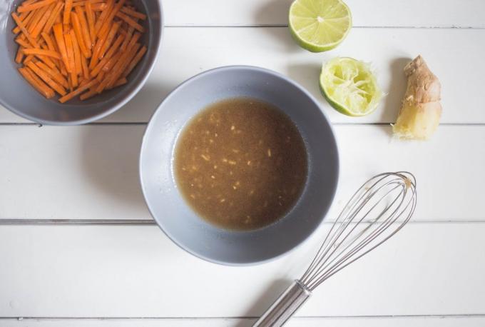 macarrão com legumes: molho