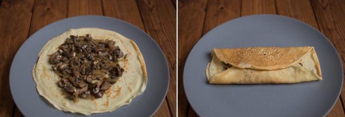 croquetes panquecas: dobrável