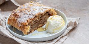 6 maneiras de cozinhar um delicioso strudel com maçãs