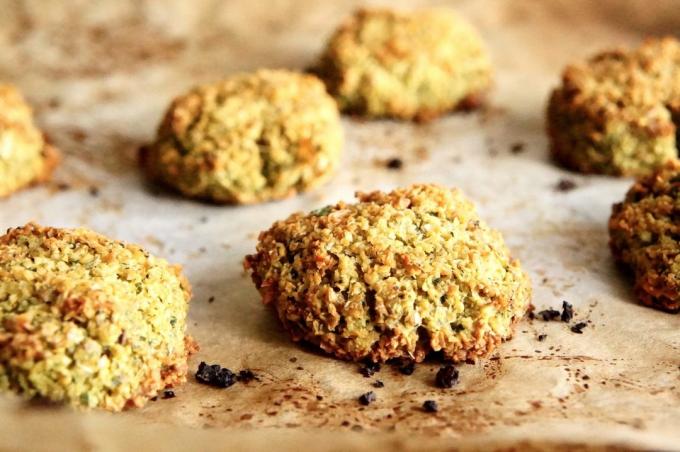 Falafel no forno