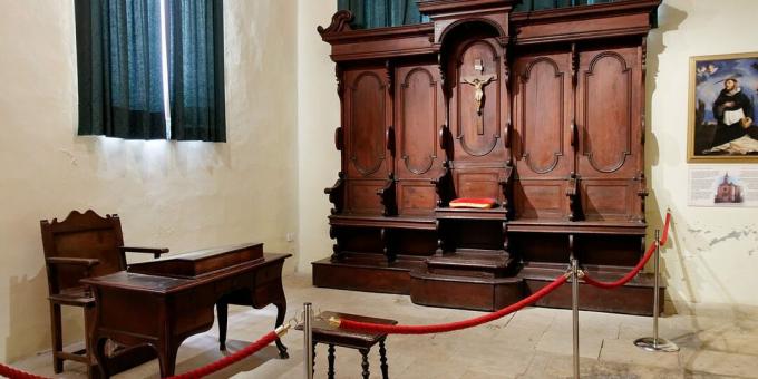 Inquisição na Idade Média: Tribunal no Palácio da Inquisição em Vittoriorosa, Malta